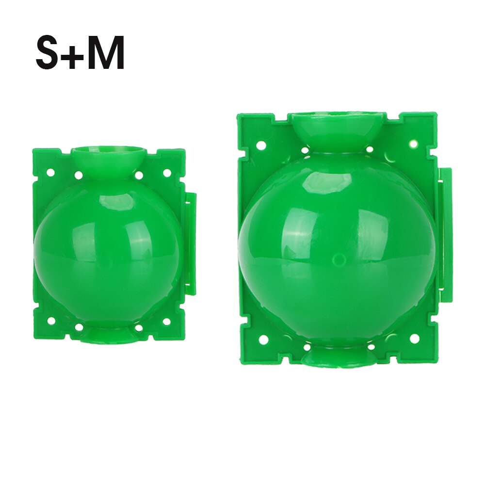 1/3/5PCS High Pressure Gardening Plant Root Ball Plant Root Growing Box Breeding Case for Garden Grafting Rooting Plant Box: Green S M