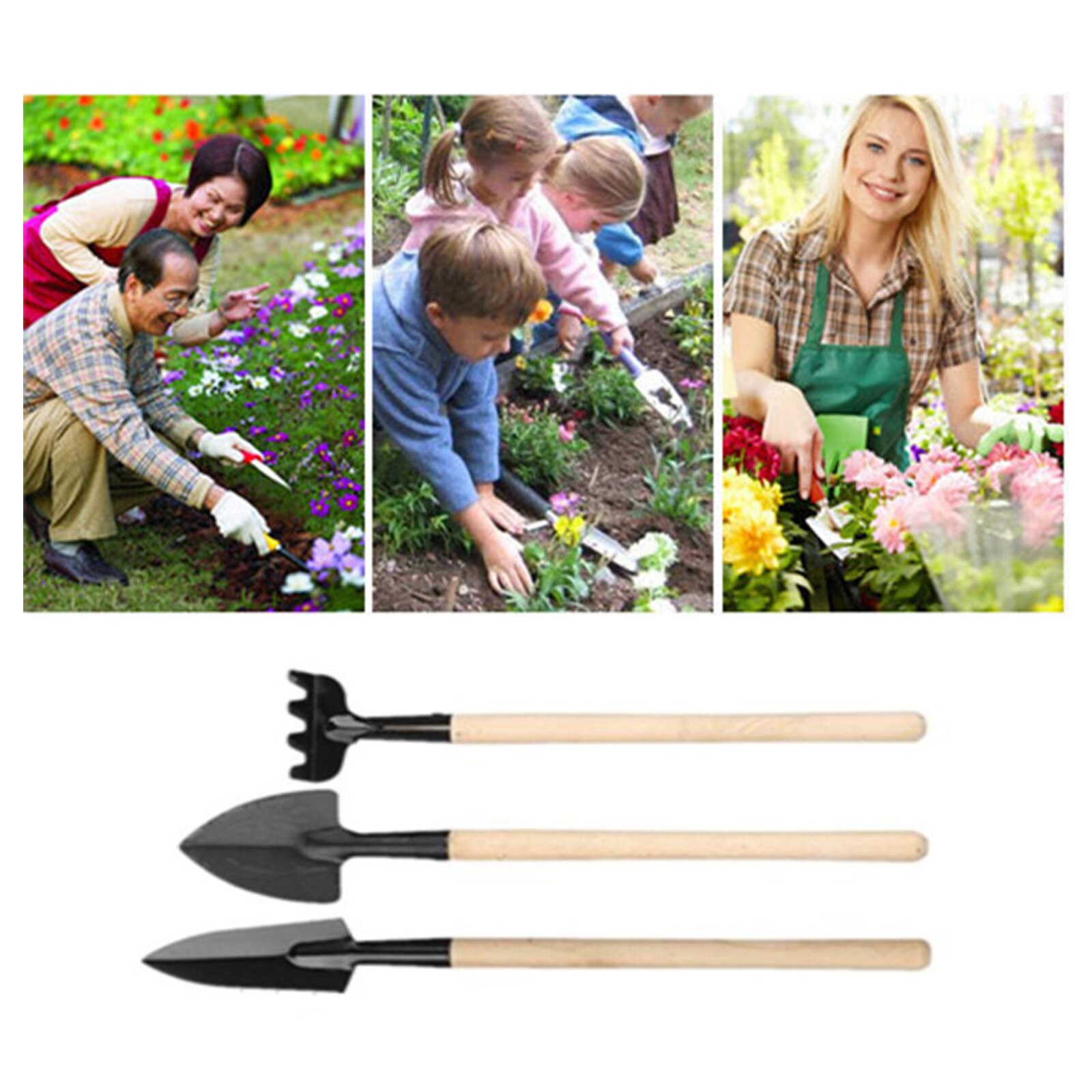 9PCS/set Mini Garden Planting Tool Set for Succulents Cactus Bonsai Plants Weeding Digging Planting Gardening Hand Tools