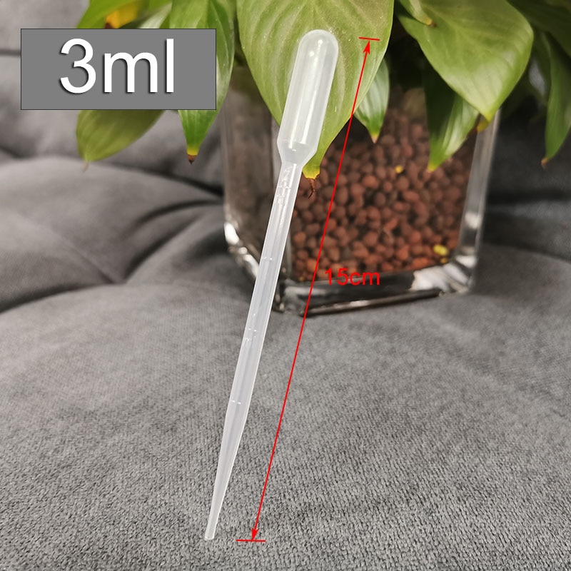 100pcs Test tube 3/2/1ml Student stationery Chemistry class laboratory teaching equipment Teaching equipment Student stationery