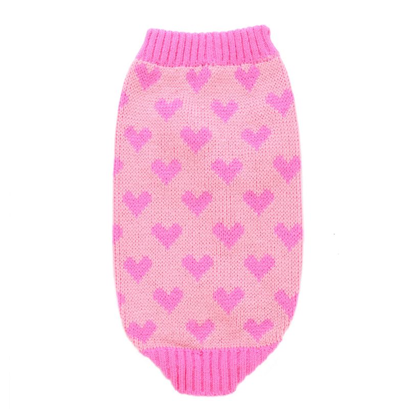 Hond Trui Hart Trui Kleine Maat Valentine Trui Honden Rode Kat Trui