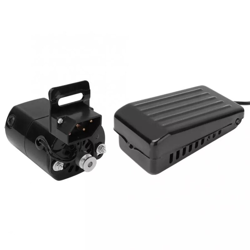 Sewing Machines Accessories 100W Sewing Machine Motor & Foot Pedal Kit Set Sewing Machine Motor US Plug
