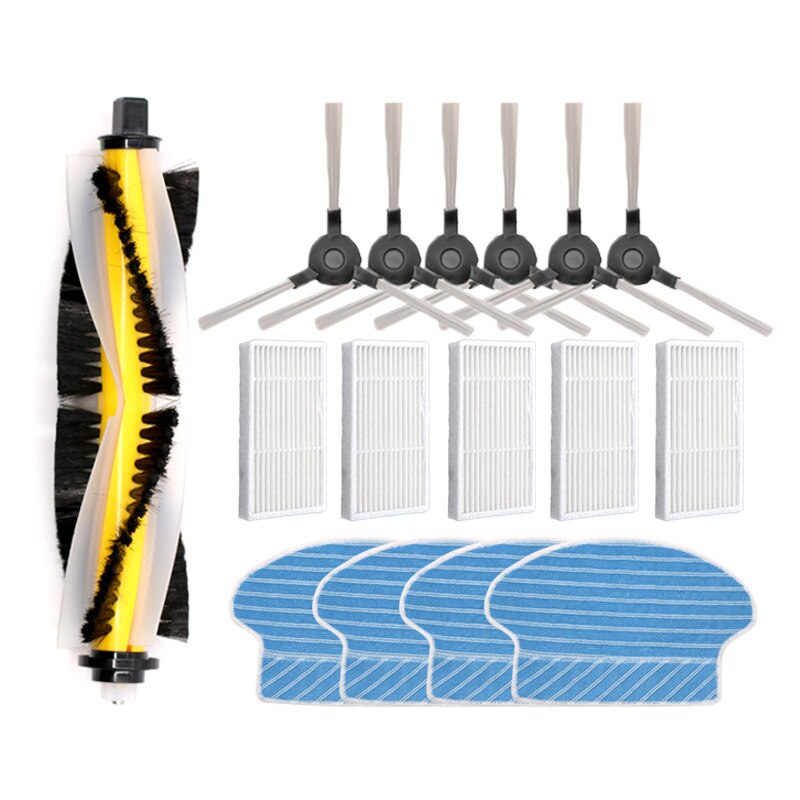 Mian roller brush mop cloth rags for Proscenic 780T 790T hepa filters Side Brushes Robot Vacuum Cleaner dust filter accessories: set8