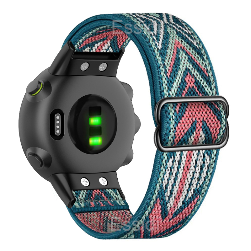 Sport Elastisches Nylonband Für Garmin Forerunner 45 45S Frauen Männer Solo Uhr Armband Band Schleife Für Garmin Swim 2 Correa