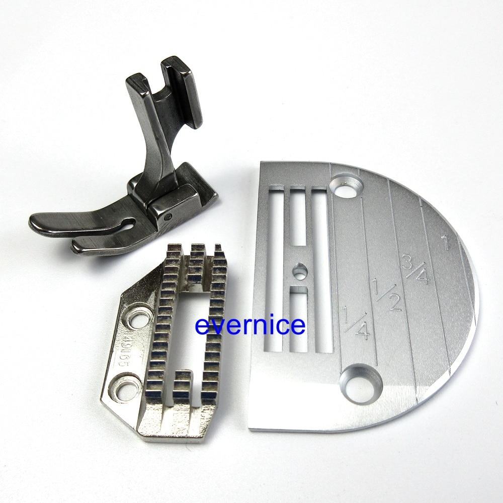 Heavy Duty Needle Plate, Feed Dog, Presser Foot For Juki Brother Consew Singer