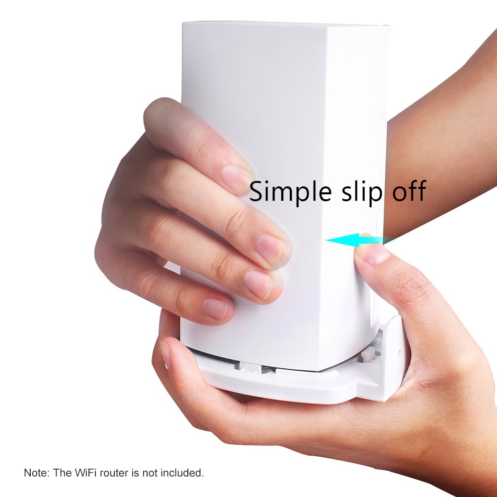 Wall Mount Bracket Holder Stand Voor Linksys Velop Dual-Band Wifi Router Beschermende Houder Beugel Stand Wit
