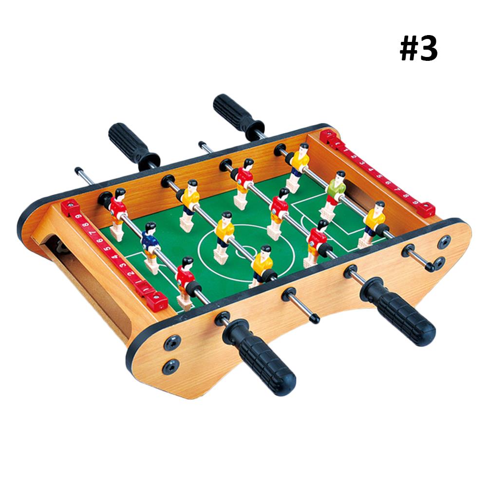 Mini mesa de fútbol para niños, juego de fútbol de color práctico, mesa de fútbol de madera portátil para niños, pasatiempos de colección en interiores: wood