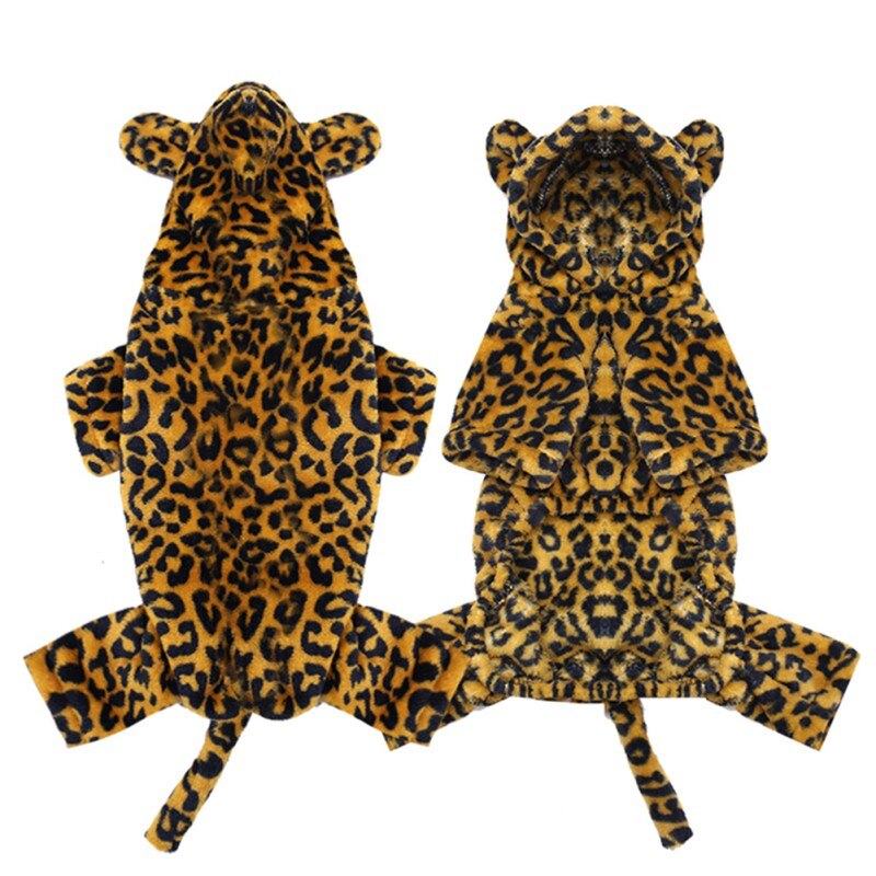 Ropa de gato, traje con estampado de leopardo, ropa para disfraz de gato, ropa divertida para ropa de Halloween, disfraz para de gato