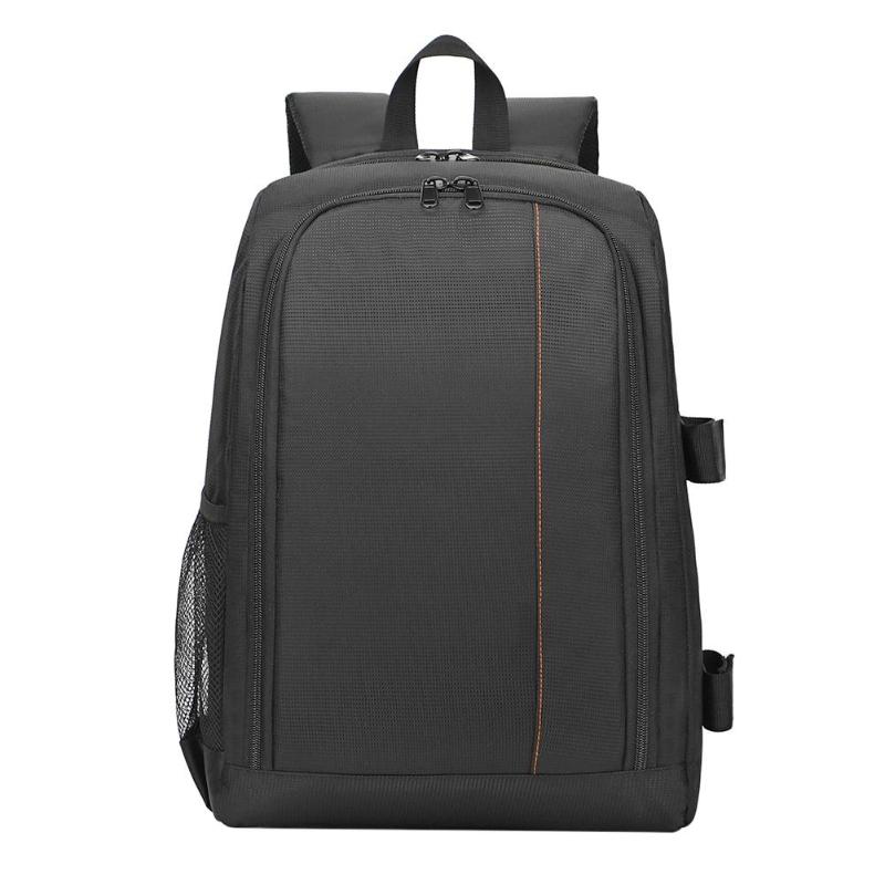 Waterproof Digital DSLR Photo Padded Backpack w/ Rain Cover Laptop 15.6inch Multi-functional Camera Soft Bag Video Case: Orange