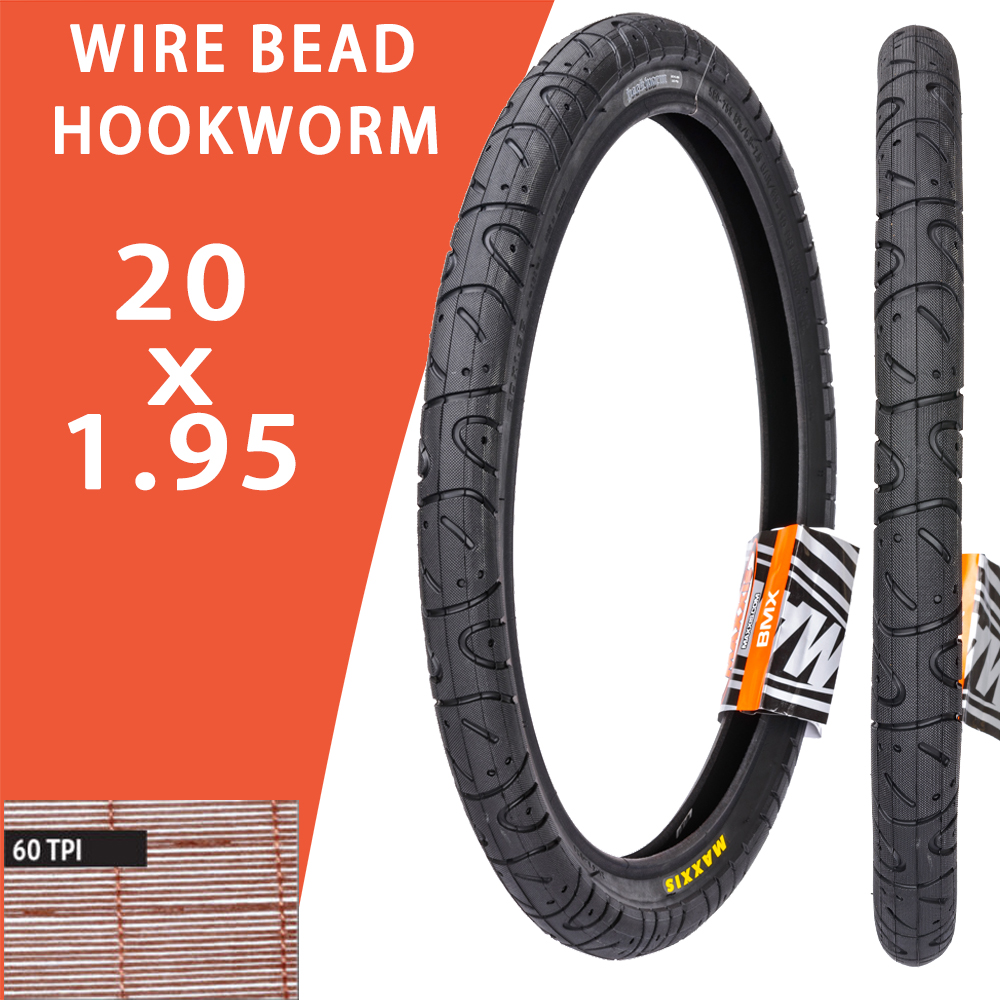 MAXXIS HOOKWORM WIRE BEAD BMX BICYCLE TIRE 20inch – Vicedeal