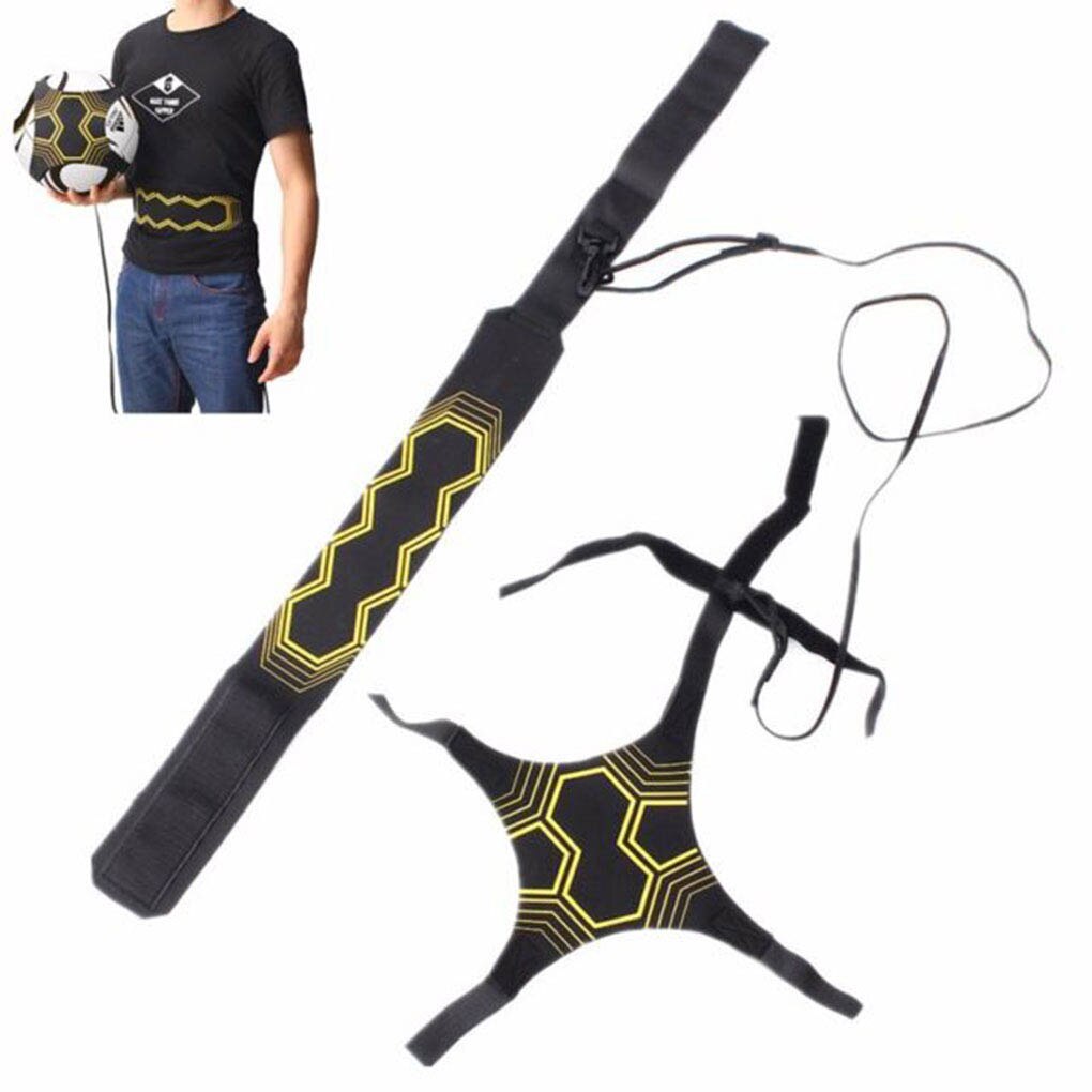 Children Soccer Kick Trainer Kids Elastic Adjustable Soccer Football Kick Training Assistance Ball