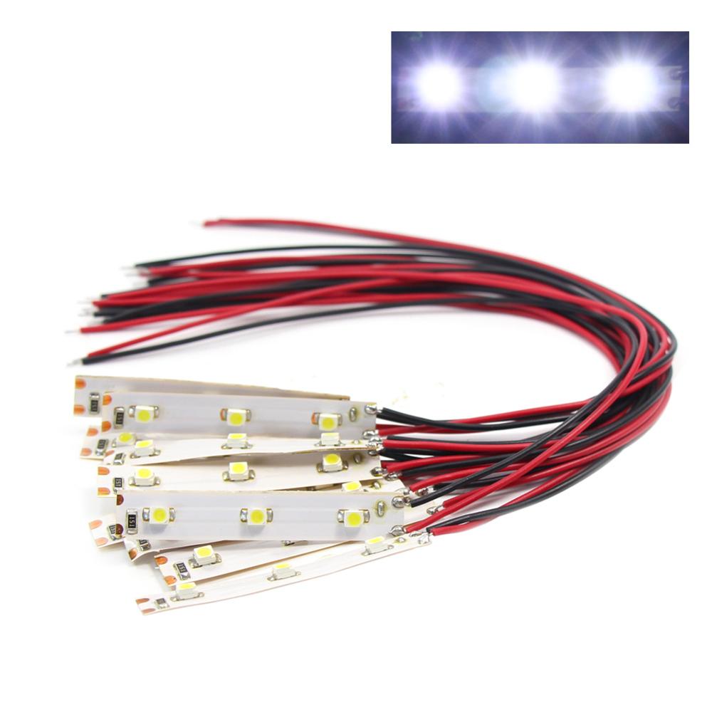 DD01M Prewired Strip Led Light Self-adhesive Flexible 12V ~18V WARM White/Bright White: Bright White