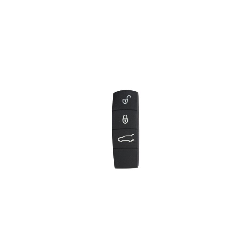3/4 silikone gummi nøgleknap pad bil nøgle knap pad udskiftning til porsche cayenne macan 911 boxster cayman panamera: -en