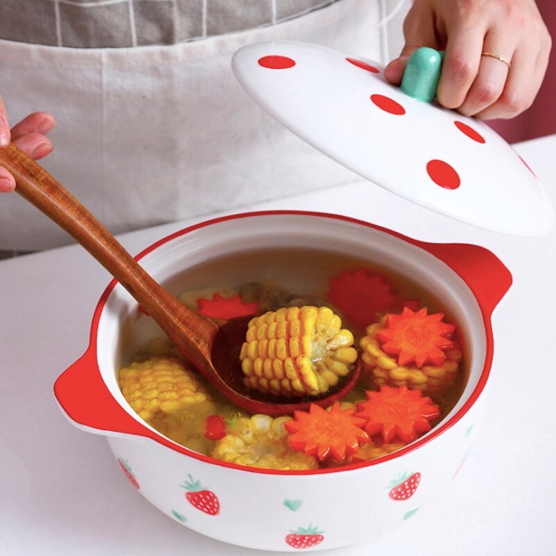 nordycki ceramiczna salaterka z pokrywką z uchwytem duża miska na owoce cukierki kolor zupa deserowa duża miska kuchenka mikrofalowa specjalna