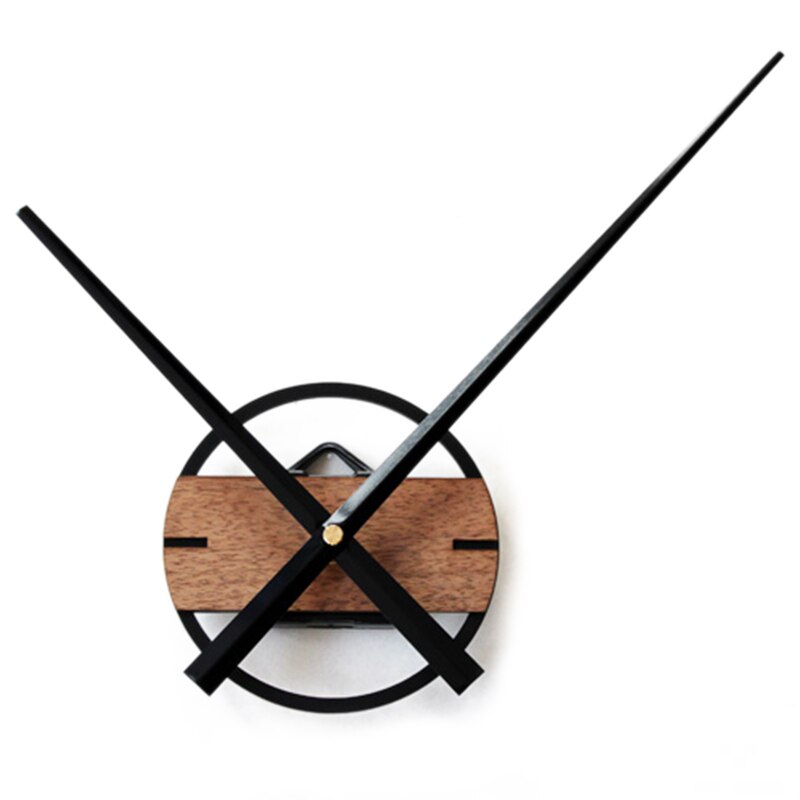 Horloge Murale à Quartz avec cadran en métal | Simple, bricolage, grand pointeur, 3D aiguille, décoration de Bar café maison