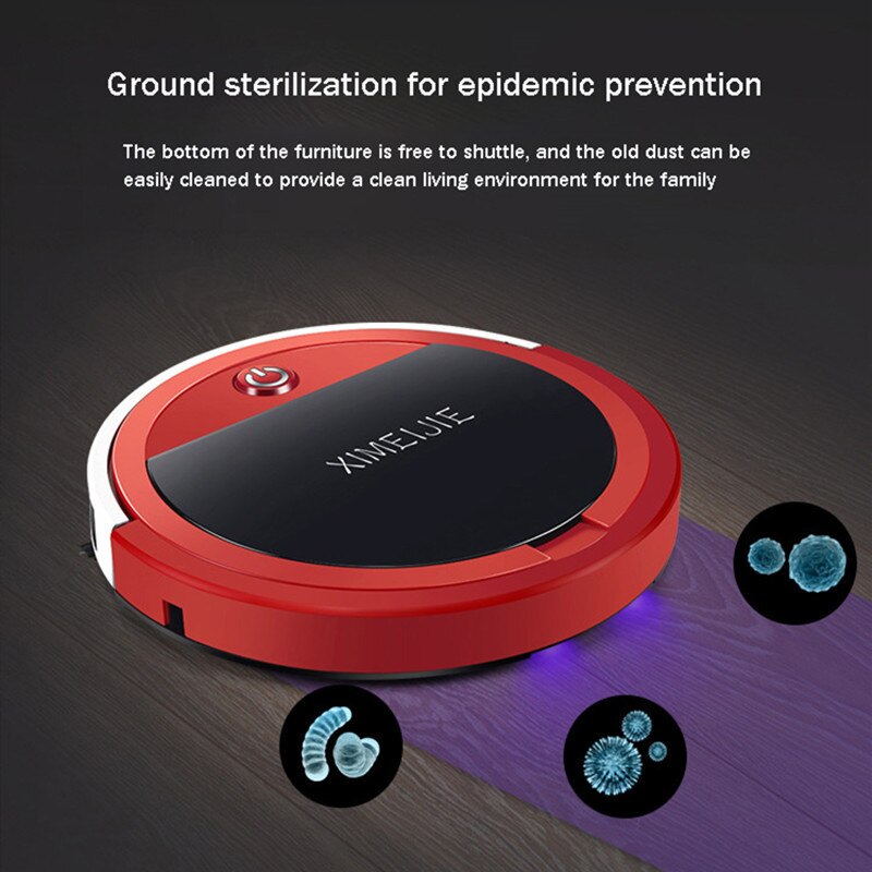 Smart Remote Robot Vacuum Cleaner Lazy Home Remote Cleaning Machine Vacuum Cleaner Sterilization and anti-collision Robot