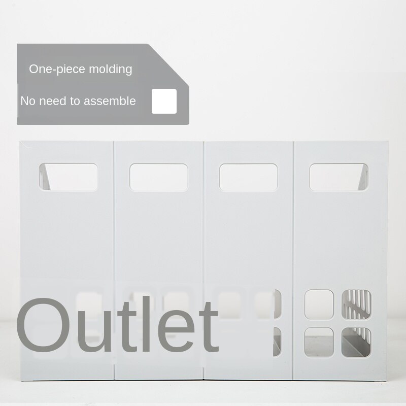 All-in-One File Box Triple Quadruple Documentation Storage Rack Desktop File Column Office Shelf Document Basket