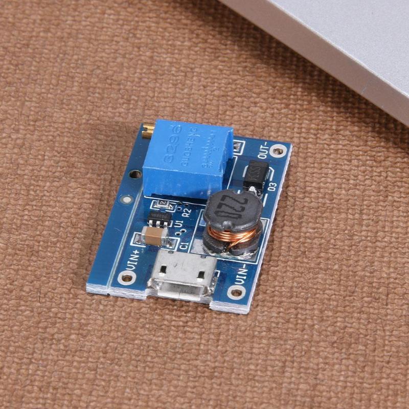 DC-DC 2 V-24 V naar 5-26 V 2A Max Step Up Module Booster Voeding Module auto Omvormers DC-DC Step Up Module 32x21x2mm
