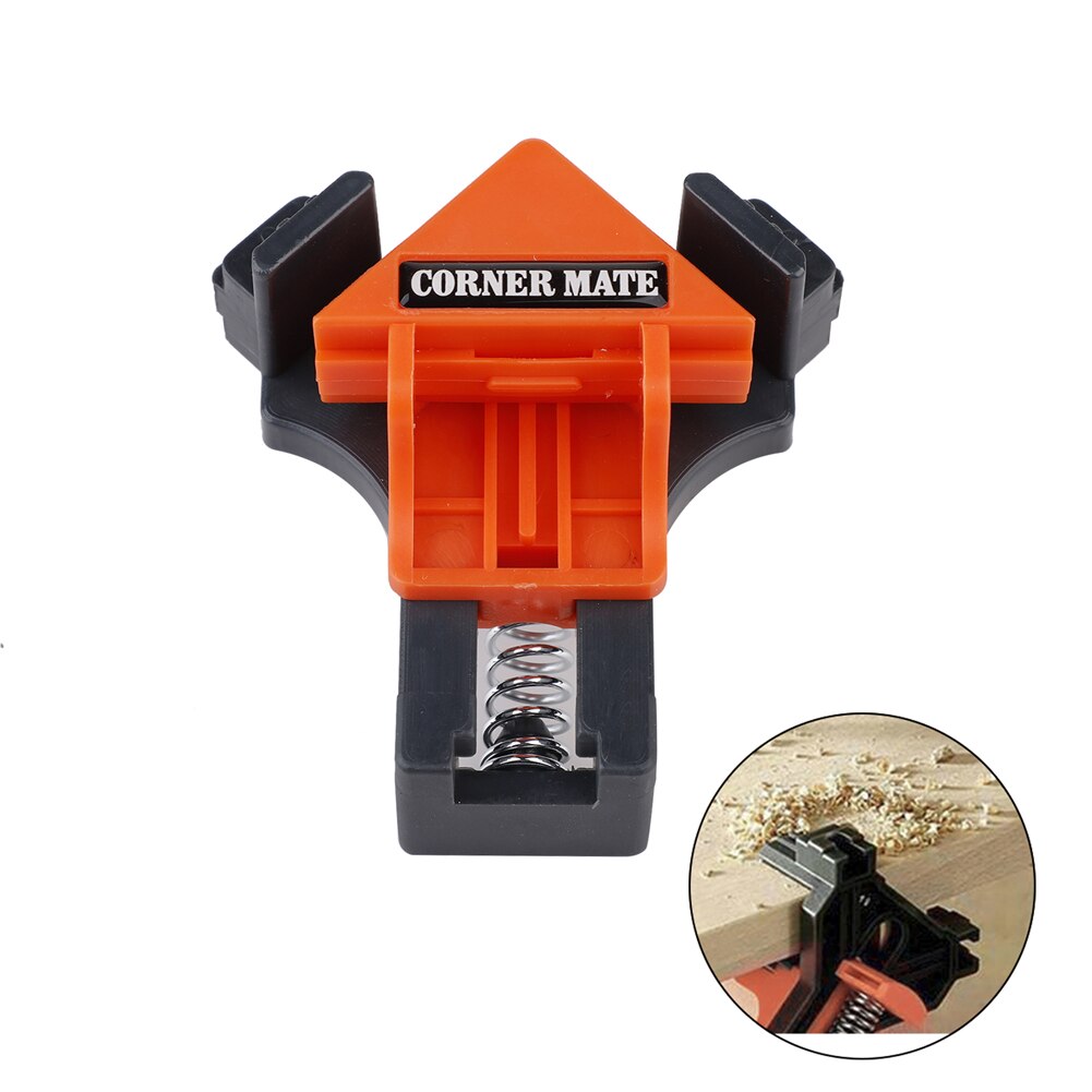 Pinzas de fijación de ángulo recto de 4 Uds., pinza esquinera multifunción de 90 grados para marco de fotos, herramienta manual útil de carpintería