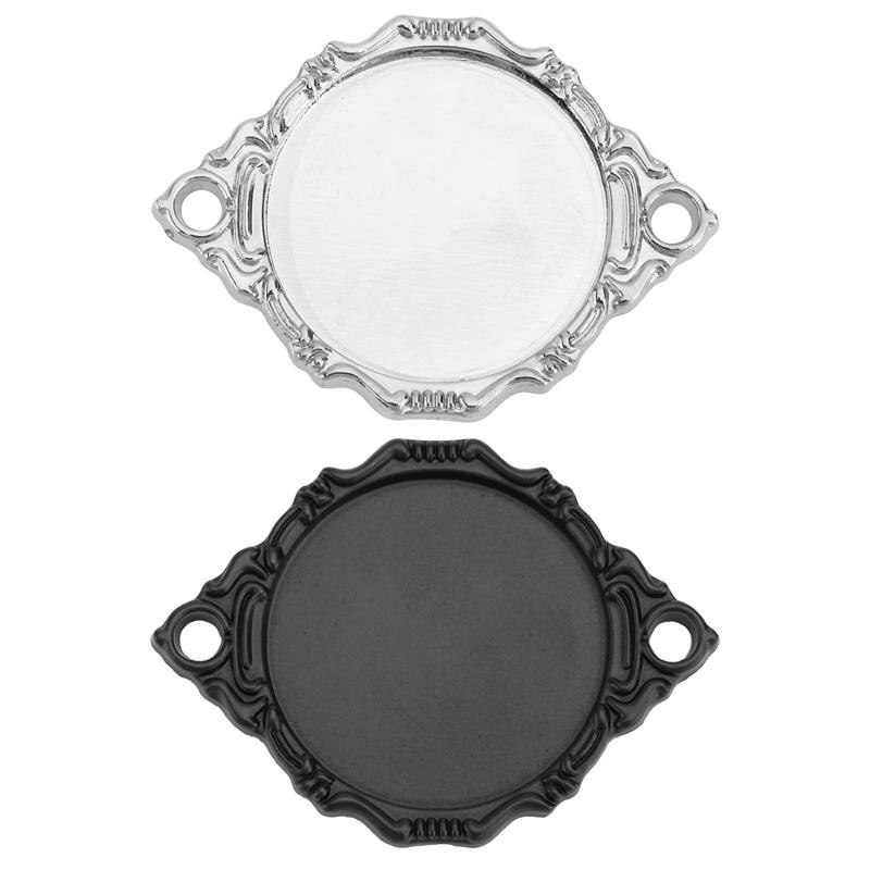 2 stücke Mini Haus Kuchen Platte Modell Lebensechte Interessant Backen Platte Modell Mini Kuchen Platte