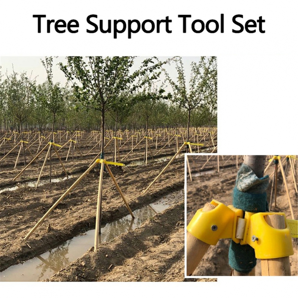 Tree Support Frame, Landscaping Bracket Holder, Banding Set For Landscaping