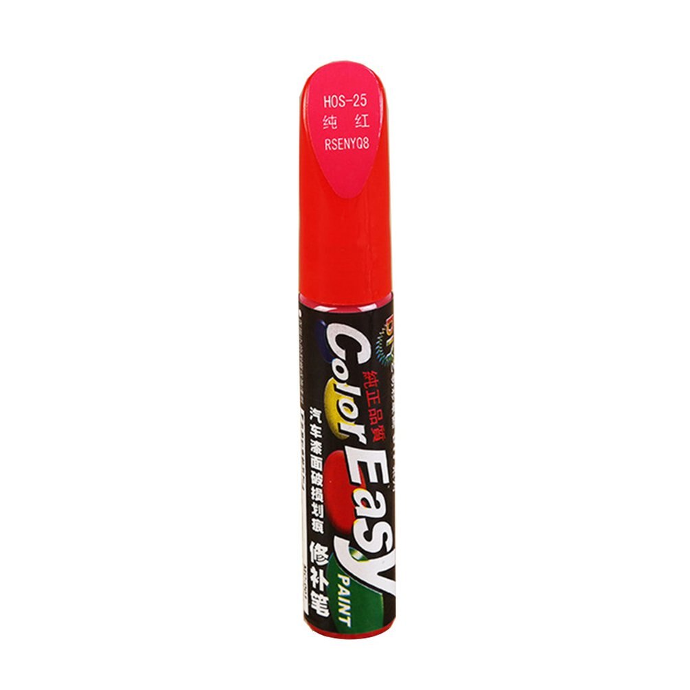 Car Touch Up Pen Set Car Paint Surface Repair Scratch Repair Paint White Gray Black Red Mixed Color Paint Pen: Red