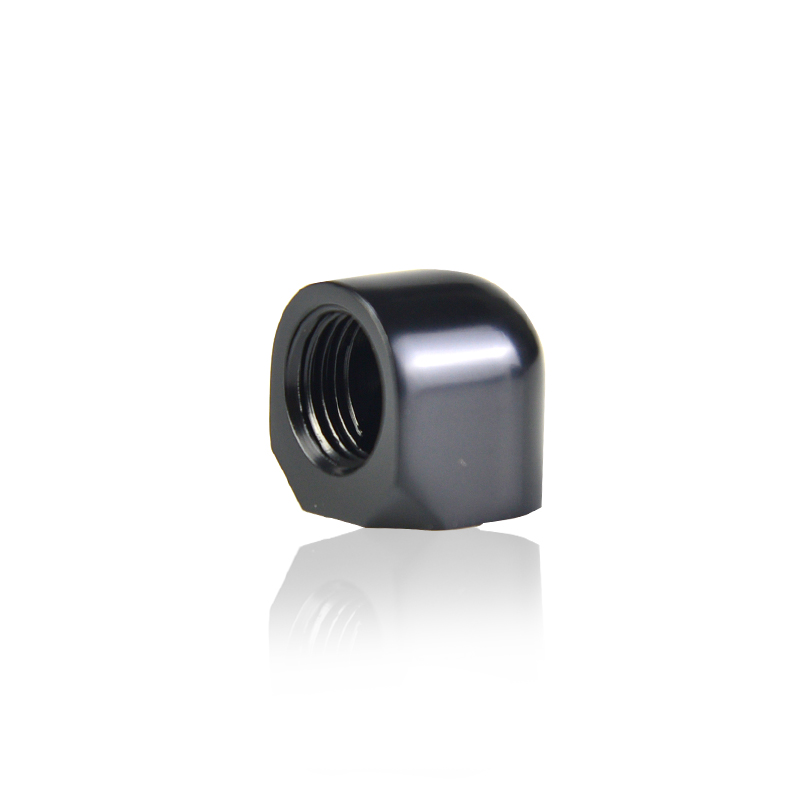 Syscooling water cooling fitting 90 degree female elbow copper G1/4 inner thread elbow