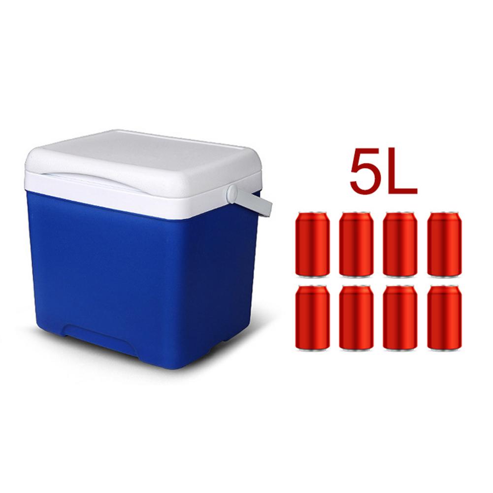 5L Portable Ice Coolers Camping Cooler Refrigerator Car Incubator Fish Rule for Fishing Camping BBQ