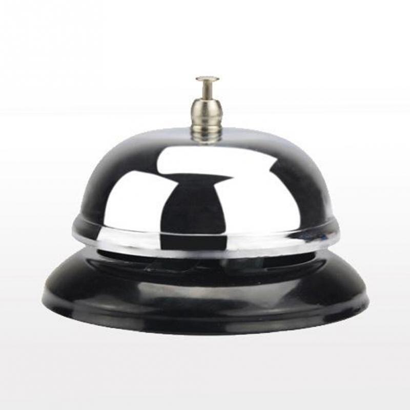 Steel Desk Kitchen Hotel Counter Reception Restaurant Bar Ringer Call Bell Service Bell 3 Sizes for Choice