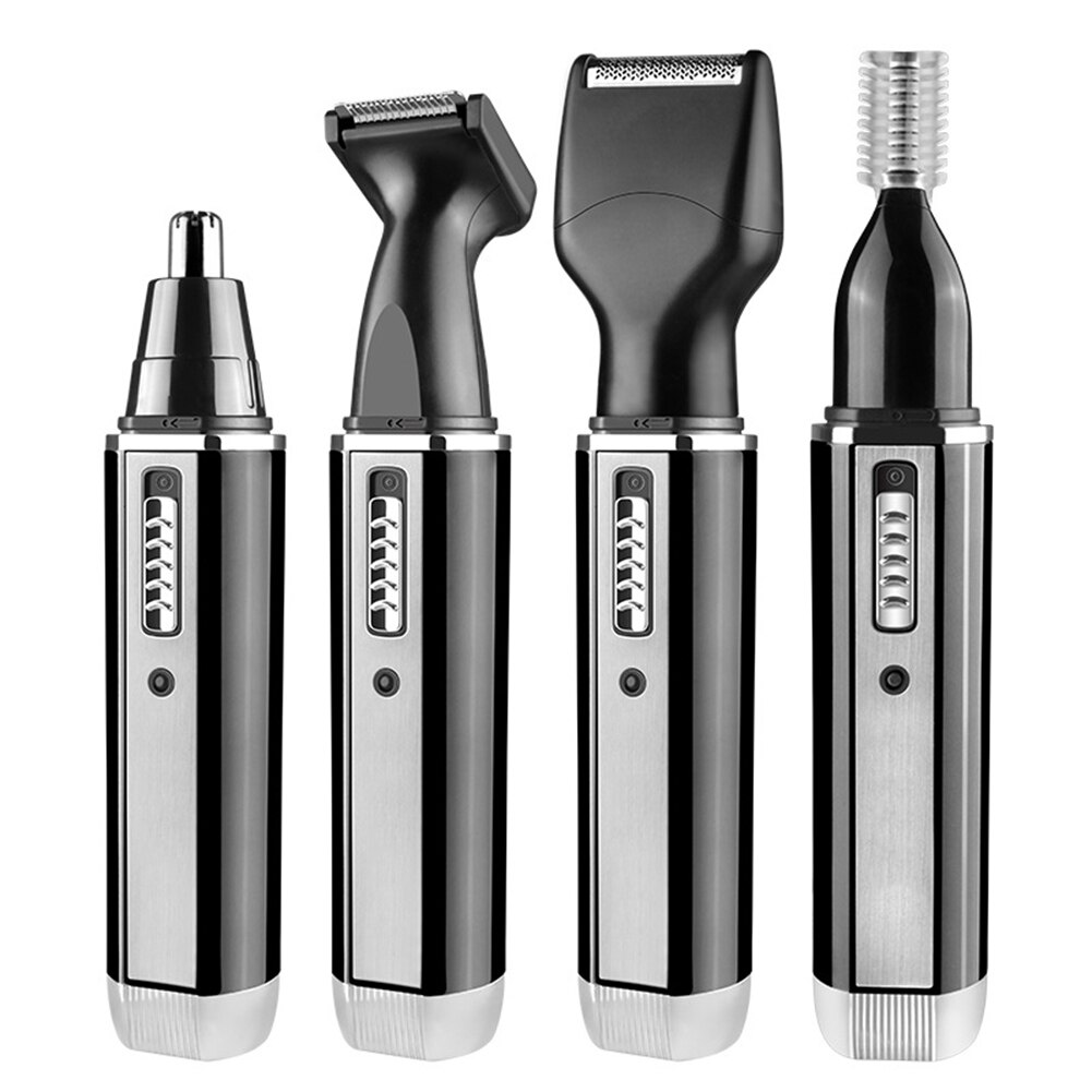 4 In 1 Nose Hair Trimmer Waterproof Stainless Steel Trimmer for Men Women M3