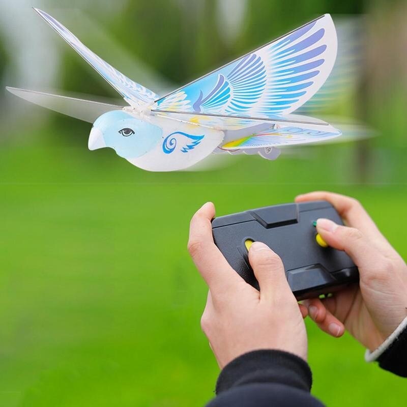 Rc Romote Controle Vliegende Vogel 2.4G Afstandsbediening Vliegtuig 2.4 Ghz E-Bird Vogels Elektronische Mini Drone speelgoed Voor Kinderen