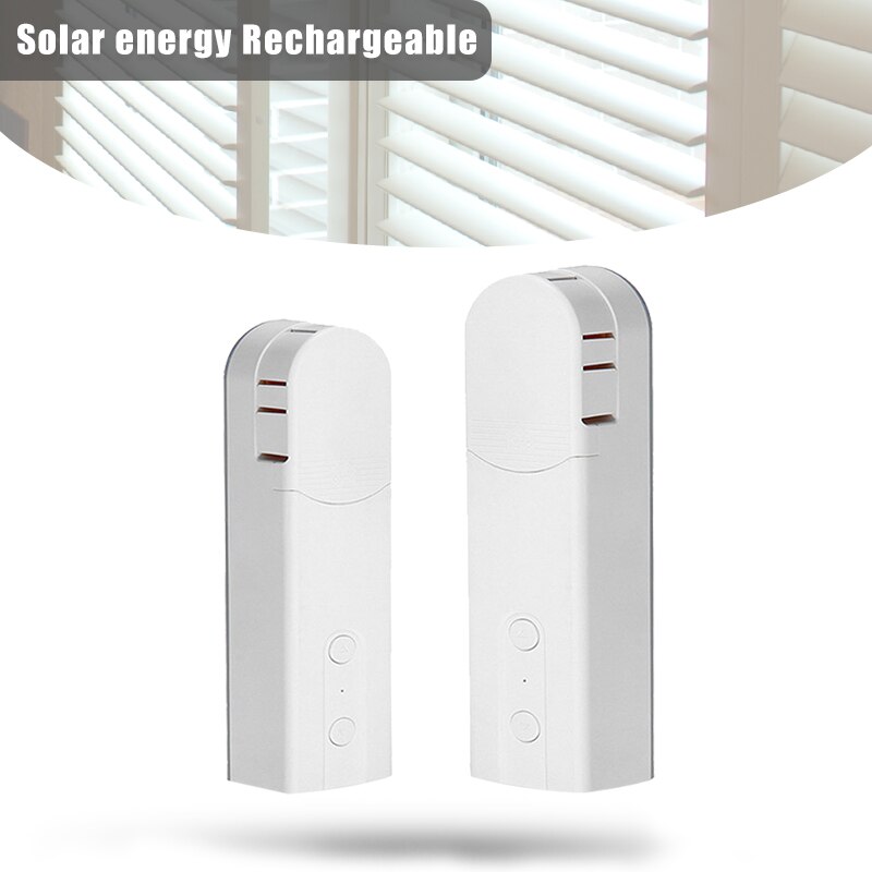 DIY Smart Motorized Chain Roller Blinds Shade Shutter Drive Motor Powered By Solar Panel And Charger Bluetooth APP Control