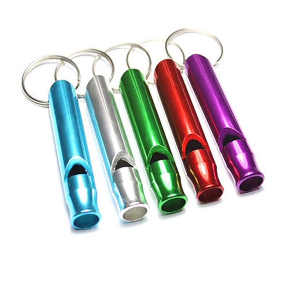 Sifflet de survie en alliage d&#39;aluminium, en métal, pour aider l&#39;arpenteur, jouet spécial à volume élevé pour enfants et écoliers,