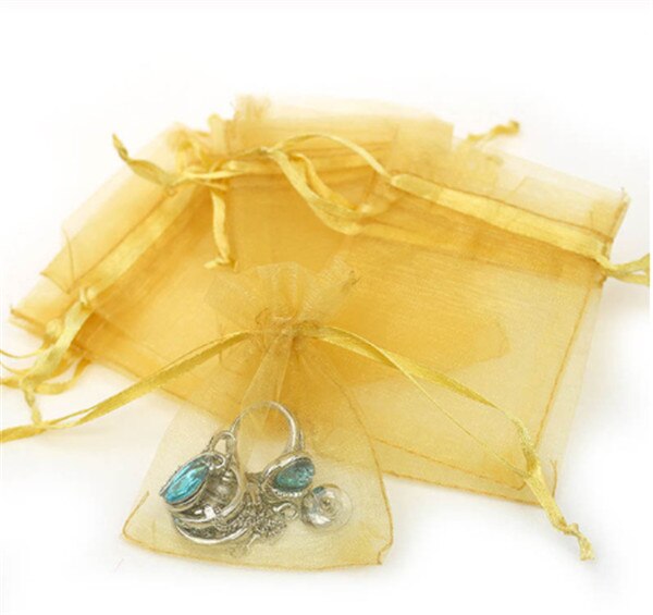 20 pcs/lot Organza Bags Wedding Pouches Jewelry Candy Cookie Packaging Bags Nice Bag Event Party Packing Supplies: 8