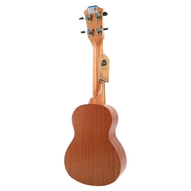 Ukulele soprano 21 polegada sapele estrela padrão ukulele 4 cordas de náilon havaí mini guitarra uke fingerboard rosewood ukelele música em