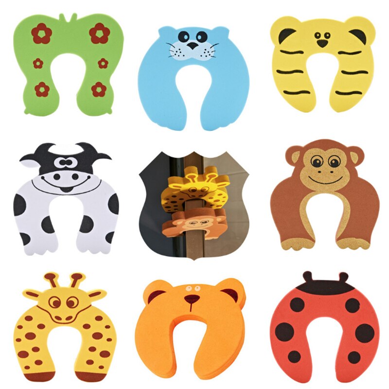 5Pcs Kind Veiligheid Deur Kaarten Worden Gebruikt Voor Deur Tafels En Stoelen Botsing En Anti-Vergrendeling twee Stijlen Van Willekeurige Kleuren: style2 5pcs