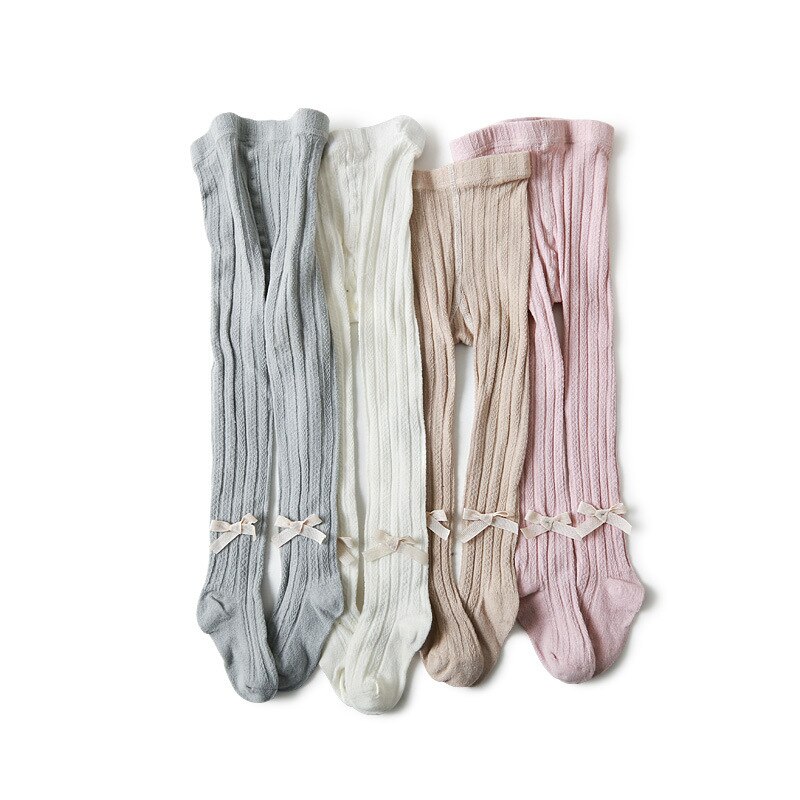 Zoete Bows Baby Panty Zomer Mesh Dunne Ademende Baby Meisjes Panty Effen Kleur Baby Peuter Kousen Kinderen Panty