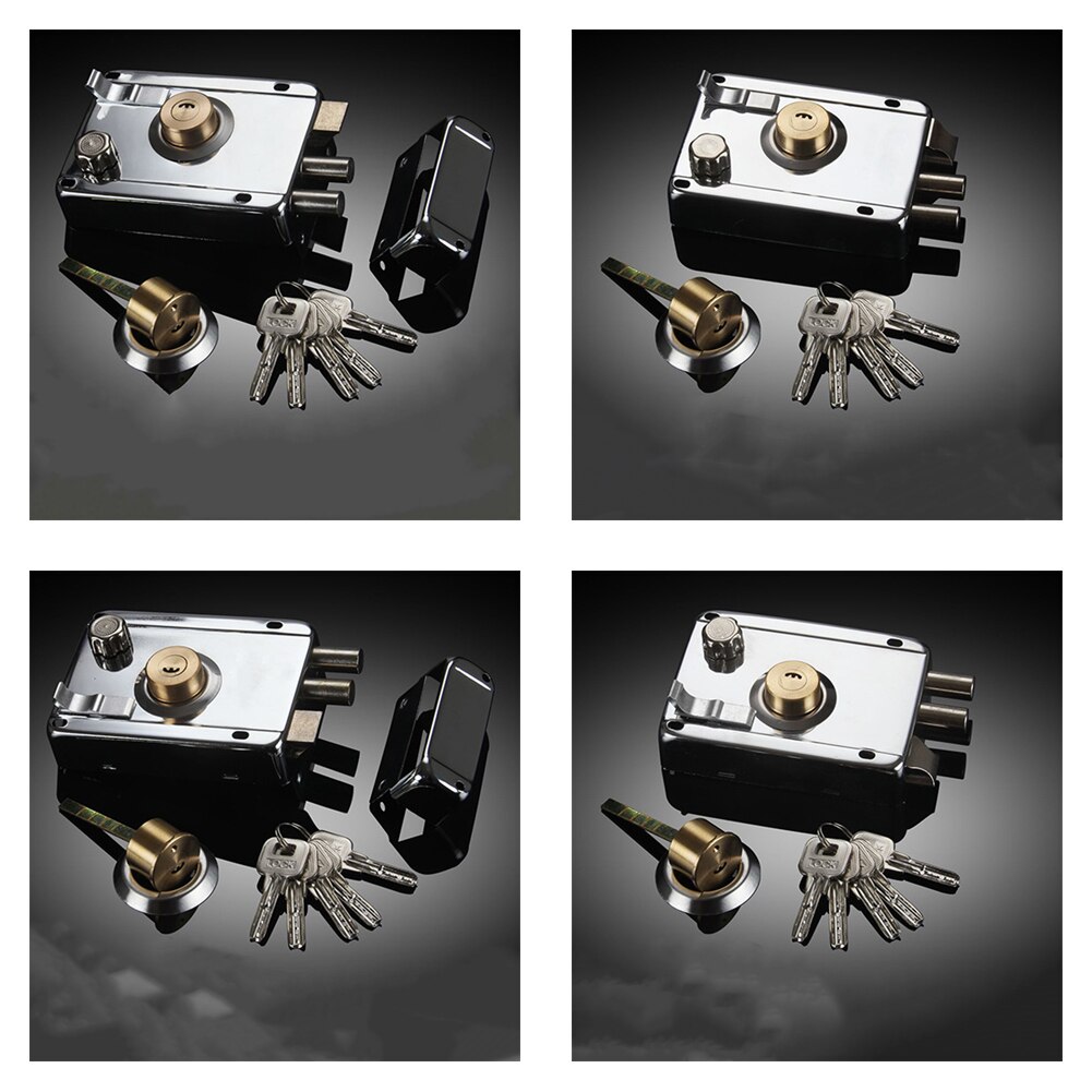 Deurslot Sterke Deadbolt Home Security Universal Exterieur Anti-diefstal Accessoire Roestvrij Staal Meerdere Verzekering Glad