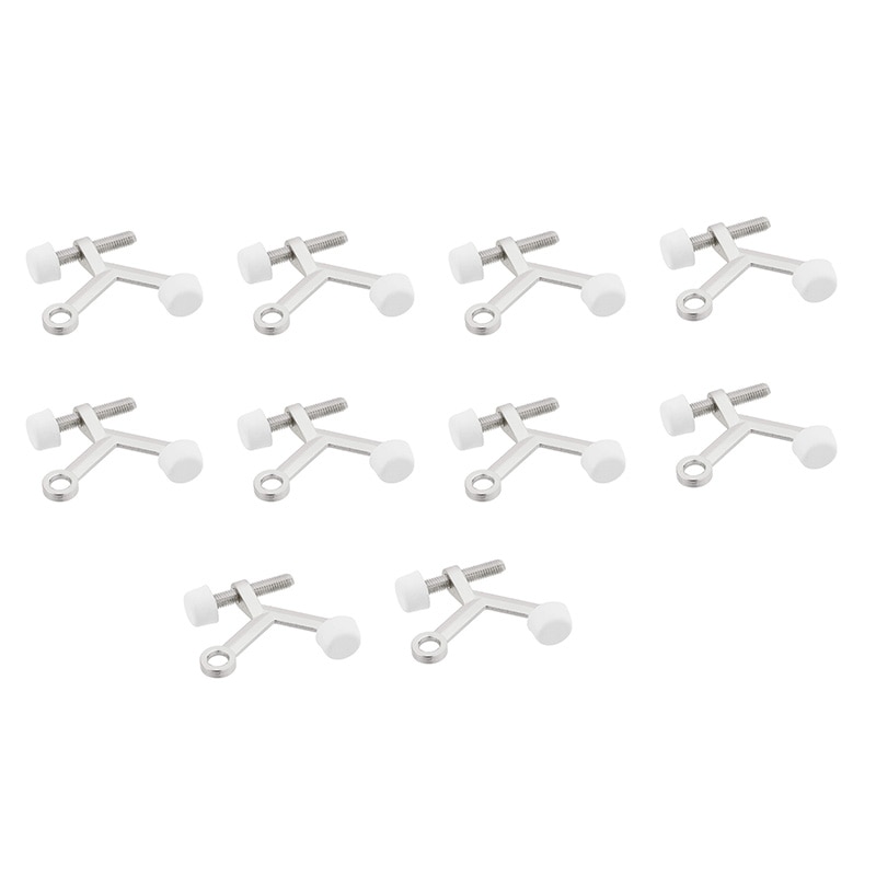 Standard Hinge Pin Door Stop, Hinge Pin Adjustable Positioning Door Stop, 10-Pack