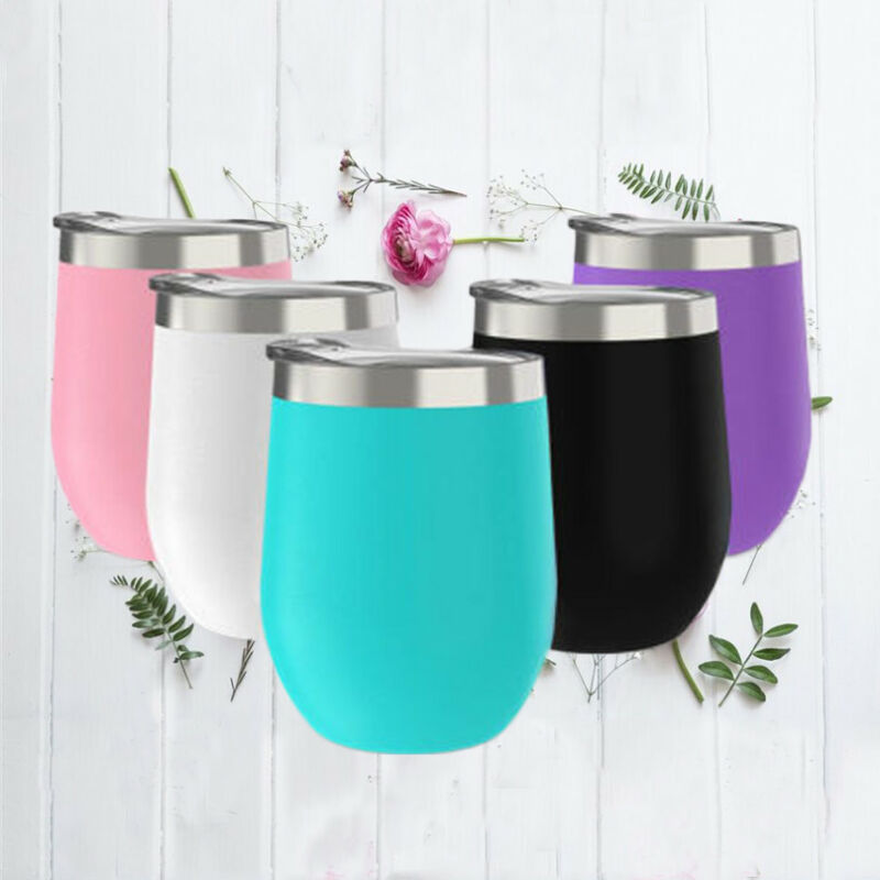 12 unzen Ei Cocktail Becher Wein Tasse Edelstahl Metall Becher Becher Heißer