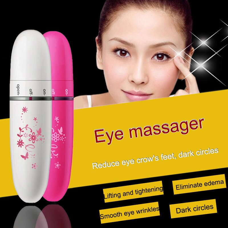 Nieuw Mini Oog Massage Apparaat Elektrische Eye Massager Trillingen Anti Bag Pouch Anti-rimpel Pen Prijs