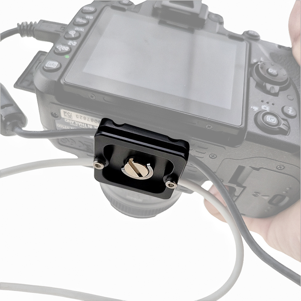 Kabeloproller voor 1x camera's, snoerblok voor 38mm arca snelkoppelingsplaten, cages, statieven, balhoofden, kabelbevestiging, vergrendelingsplaten, poortbeschermer: Lichtgeel