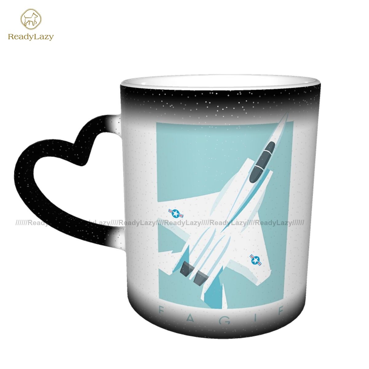 Taza plana de Chocolate que cambia de Color, tazas de Porcelana Vintage baratas: 2