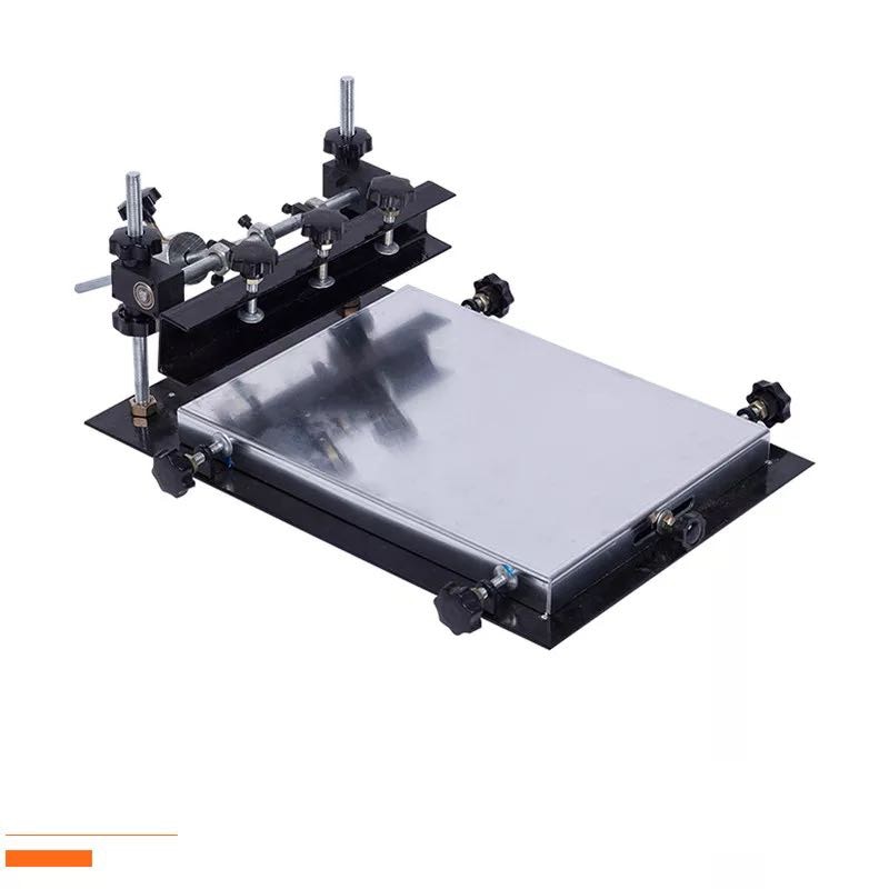 Small manual silk screen station SMT manual stamping station solder paste screen printing machine screen printing machine