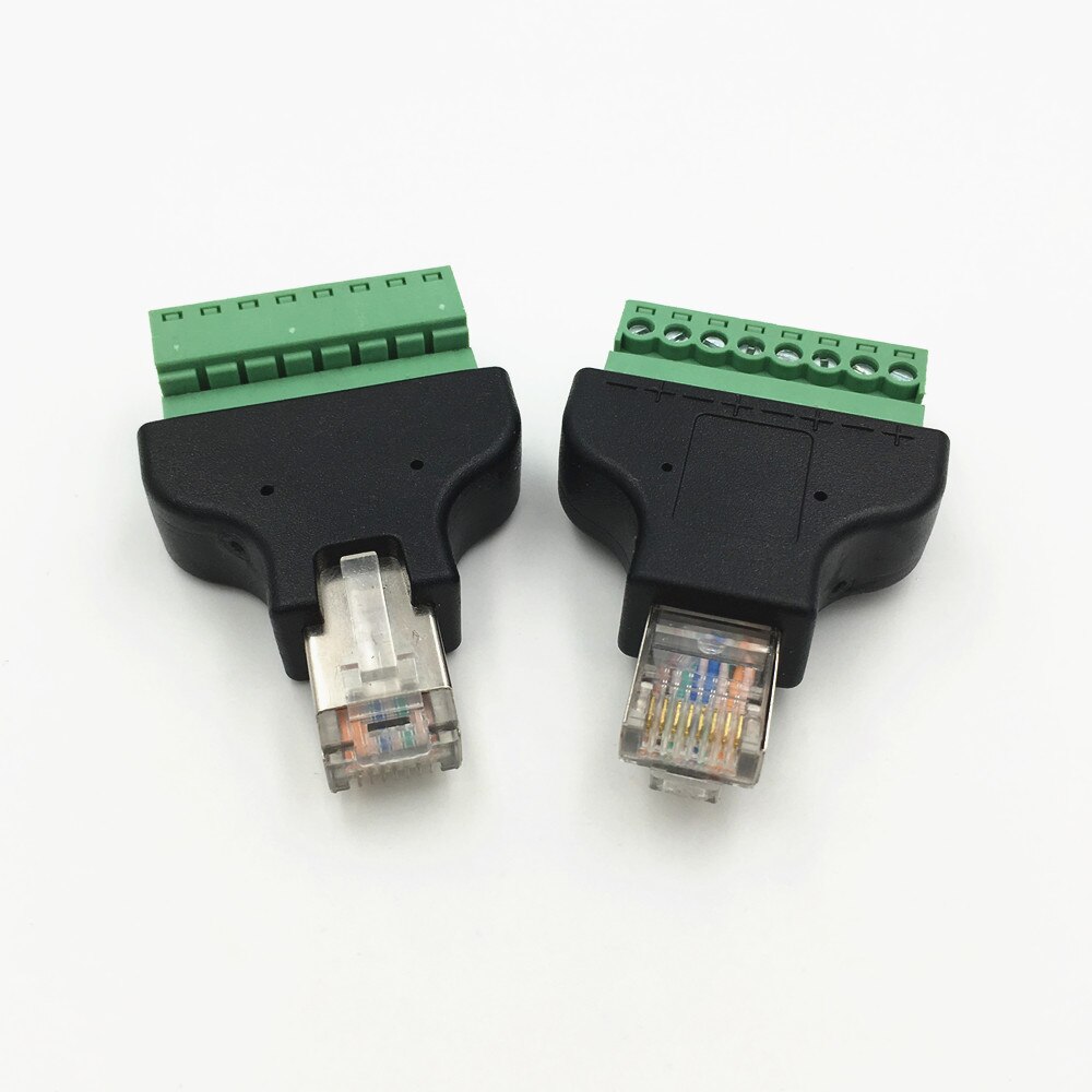 1Stck CCTV BNC Stecker DC Energie Stecker 2,5mm 3,5mm Männlich Weiblich Audio- Video Balun System Sicherheit Adapter koax Katze5 RJ45 USB Jack: RJ45 8P8C männlich