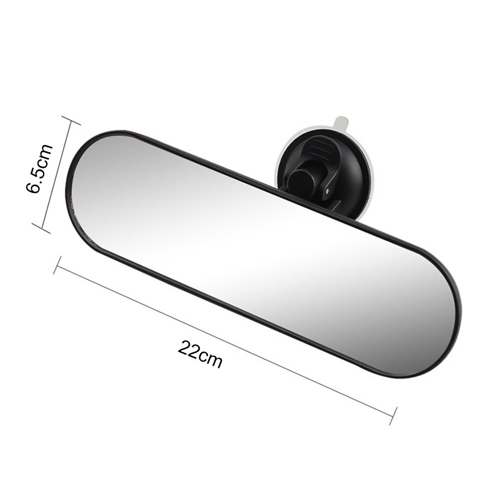 Espejo retrovisor Universal para coche y camión, cristal Interior con ventosa, 220x65mm