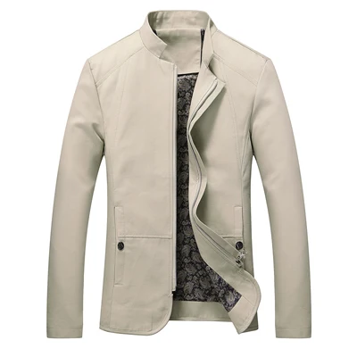 Primavera otoño chaqueta para hombre Casual prendas de vestir para hombre rompevientos abrigos delgados masculina Hip Hop Anorak chaquetas hombres cazadora 5XL: XS / Beige