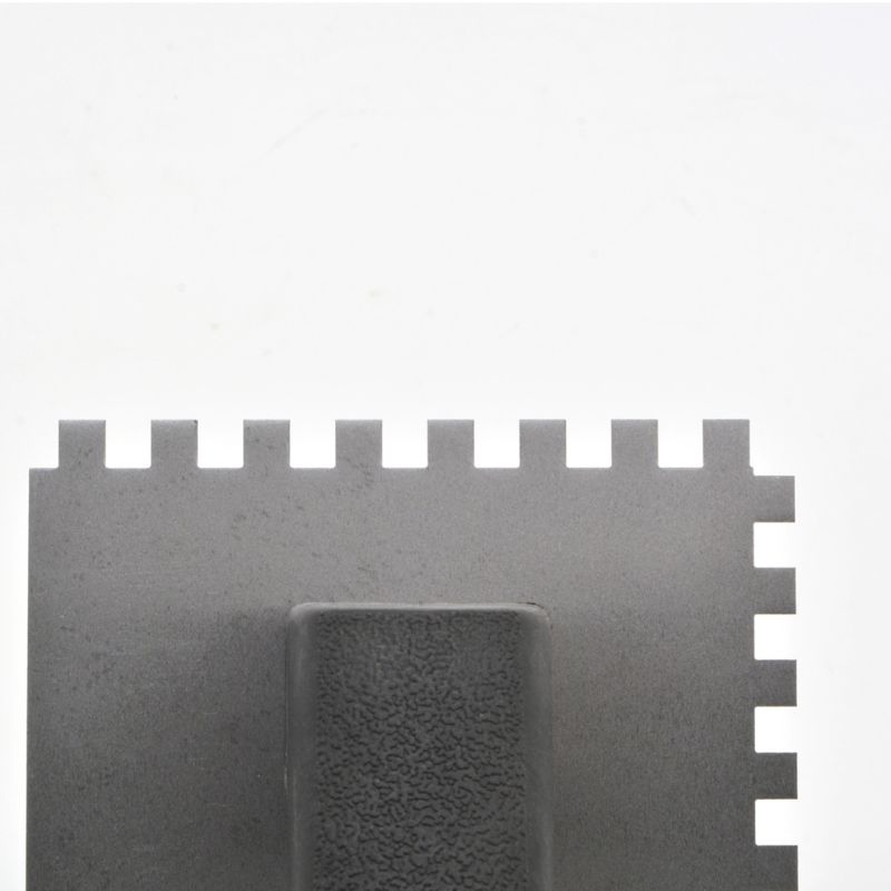 Stainless Steel Concrete Trowel Handheld Square Notch Plastering Toothed Spatula