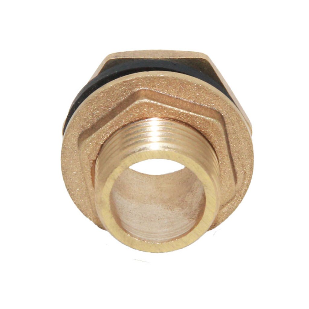 1/2" Brass Water Tank Hose Tube Connector Adapter Fittings with Gasket DN15 1/2 Inch