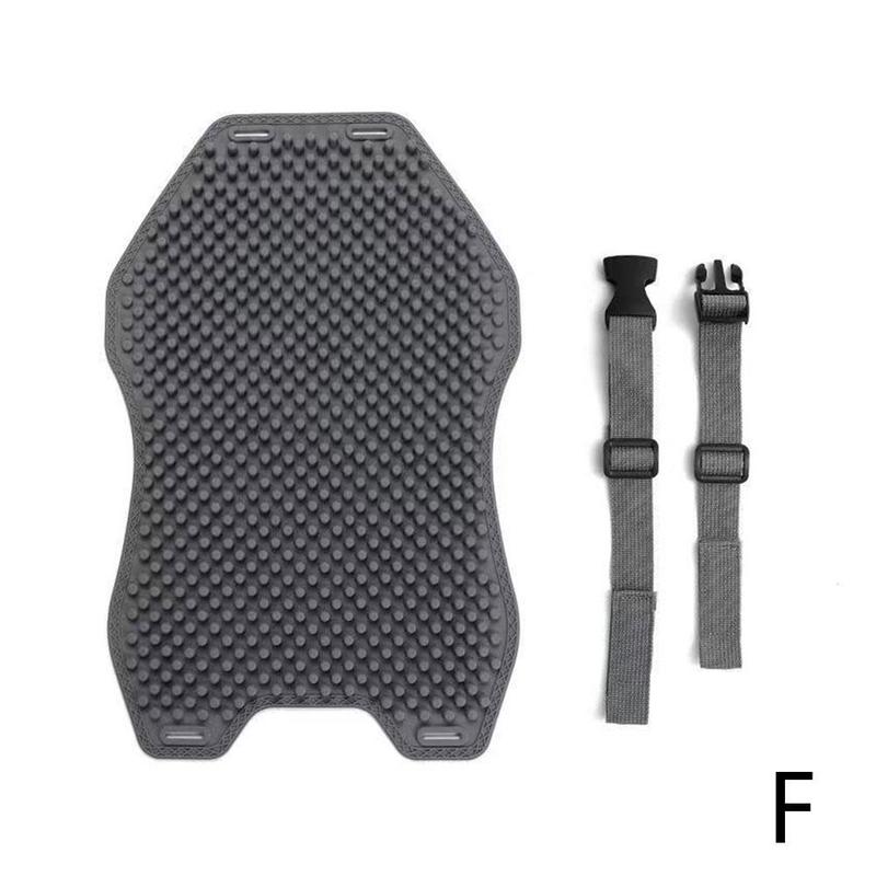 Cojín de Gel para asiento de coche, soporte Lumbar de masaje para cuello, pieza de ventilación fresca, almohada para el dolor del coche, reposacabezas, accesorio Re S3F8: F