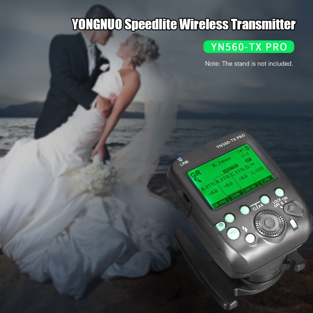 YONGNUO YN560-TX PRO 2,4G en la Cámara disparador de Flash transmisor inalámbrico para cámara Canon DSLR YN862/YN968/YN200/YN560 Speedlite